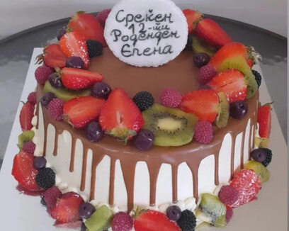 Роденденска торта за девојчиња